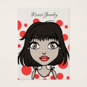 Girls Face Earring Background Craft (Front)