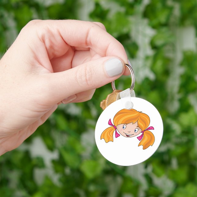 Girls Face Keychain (Creator Uploaded)