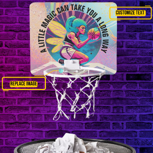 Girl's Fairy Magic Mini Basketball Hoop