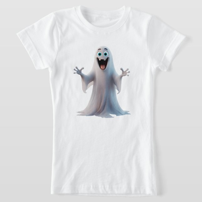Girl's Fantasy Ghost T-Shirt (Laydown)