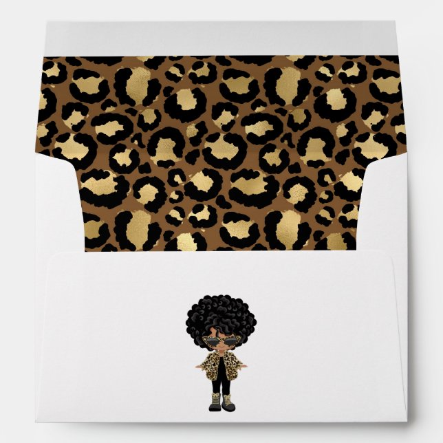 Girls Fashion Night Party Envelope (Back (Bottom))