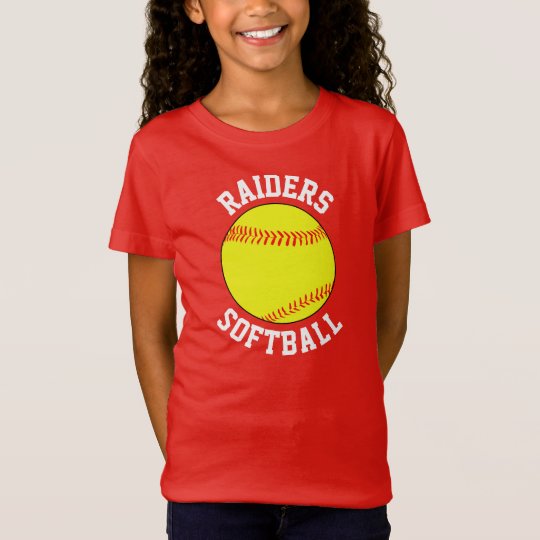 Girls Fastpitch Softball Team Custom Tshirt