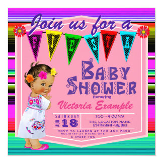 Mexican Fiesta Baby Shower Invitations  Announcements  Zazzle