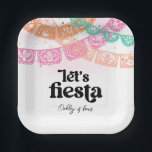 Girl's Fiesta Birthday Party Plates<br><div class="desc">Girl's Fiesta Party Plates</div>