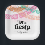 Girl's Fiesta Birthday Party Plates<br><div class="desc">Girl's Fiesta Party Plates</div>