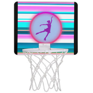 Cute girly mini basketball hoop for girl's bedroom