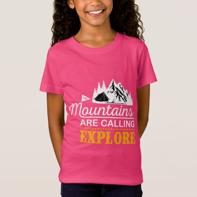 Girls' Fine Jersey T-Shirt (Front)