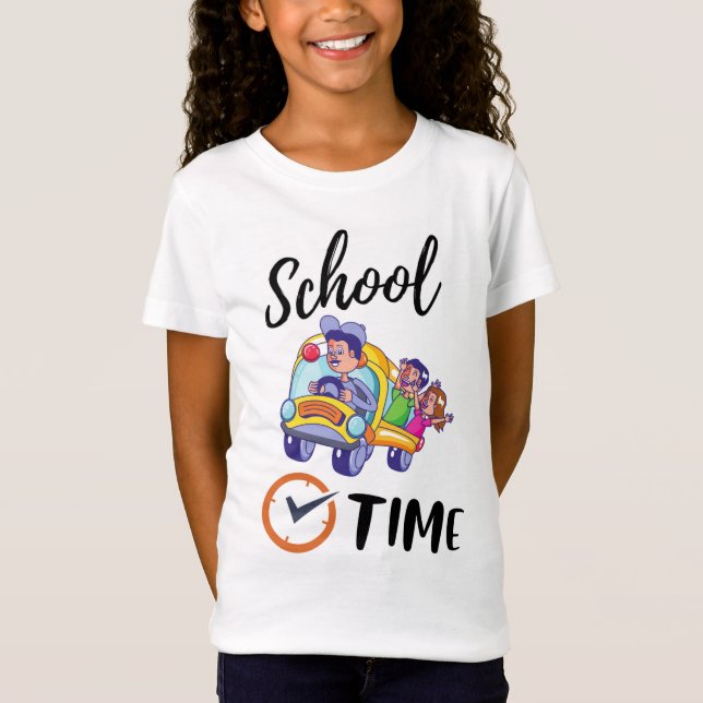 Girls' Fine Jersey T-Shirt (Front)