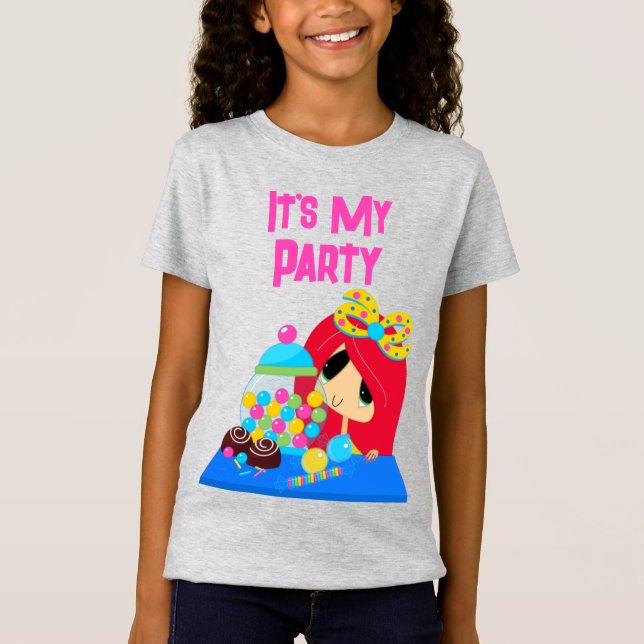 Girls' Fine Jersey T-Shirt (Front)