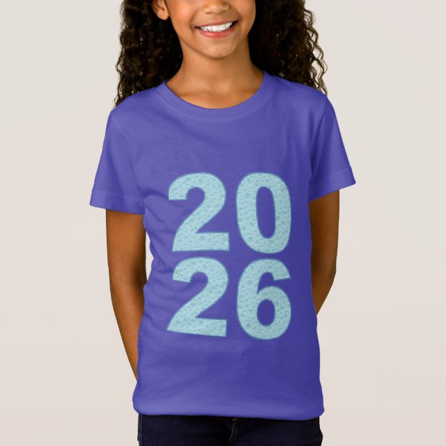 Girls' Fine Jersey T-Shirt purple  GOOD  YEAR 26 (Front)