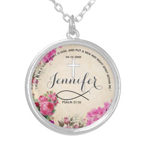 Girls First Communion  Confirmation Gift Ideas Silver Plated Necklace