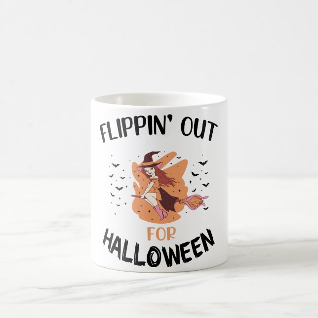 "Girls Flipping Out for Halloween Mug – Cute Gymna (Center)