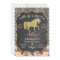 Girls Floral Glitter Horse Birthday Invitation