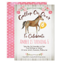 Farmparty Us Horse Party Invitations Horse Birthday Party