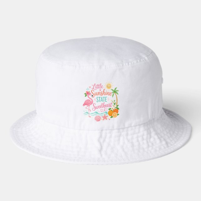 Girls Florida Theme Bucket Hat (Front)