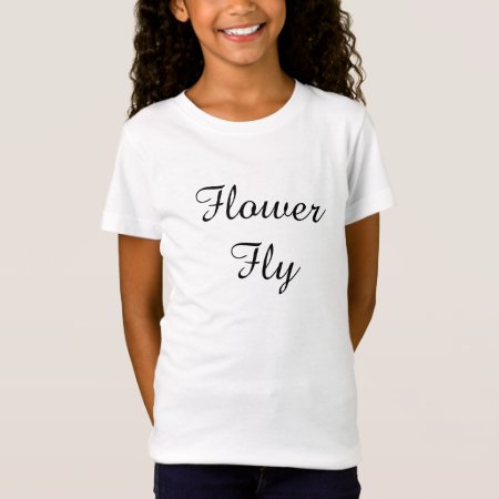 Girl's 'flower Fly' T-shirt