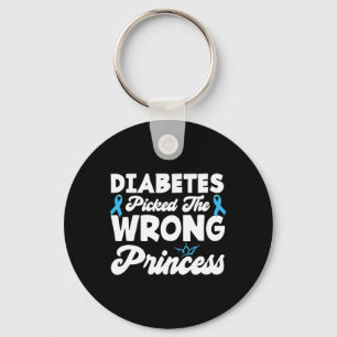 Girls Fun Diabetes Picked The Wrong Princess T1d A Keychain
