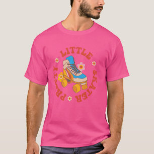 Girls Funny Roller Skating Pretty Little Skater T-Shirt