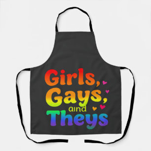 Girls, Gays, and They’s LGBT Pride Month Inclusion Apron