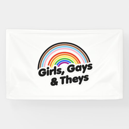 Girls Gays and Theys Banner