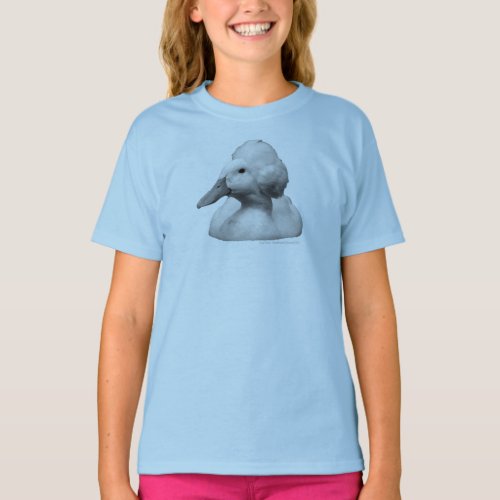 Girls George Washington Bust Ivy Duck T_shirt