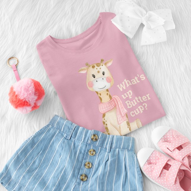 Girls Giraffe Baby T-Shirt (Creator Uploaded)