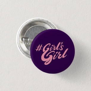 Girl's Girl Button