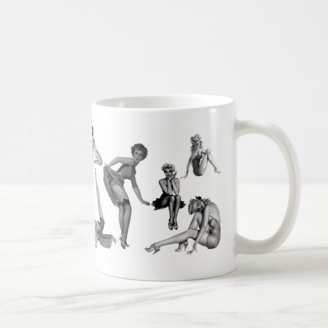 girls girls  girls coffee mug (Right)