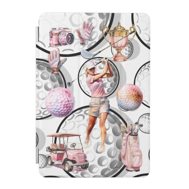 Girls Go Golfing iPad Mini Cover (Front)