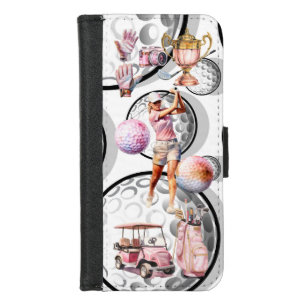 Girls Go Golfing iPhone 8/7 Wallet Case