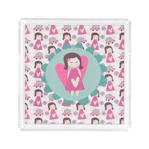 Girls Going Places Acrylic Tray