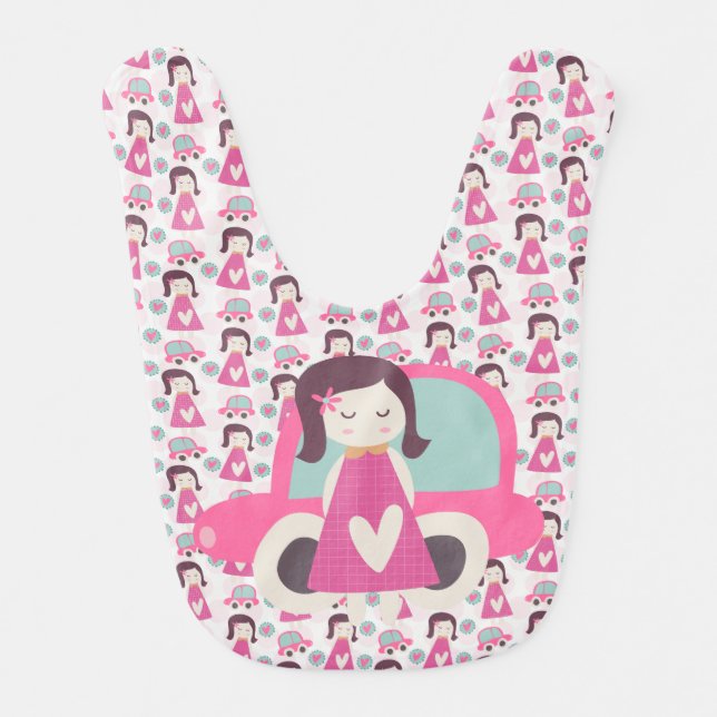 Girls Going Places Bib (Front)