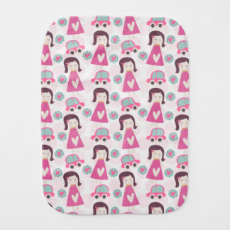 Girls Going Places Burp Cloth