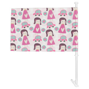 Girls Going Places Car Flag
