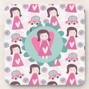 Girls Going Places Drink Coaster