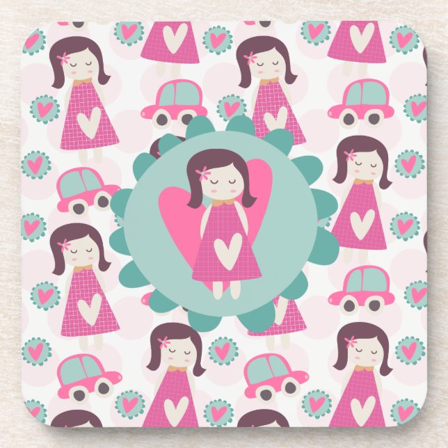 Girls Going Places Drink Coaster (Front)
