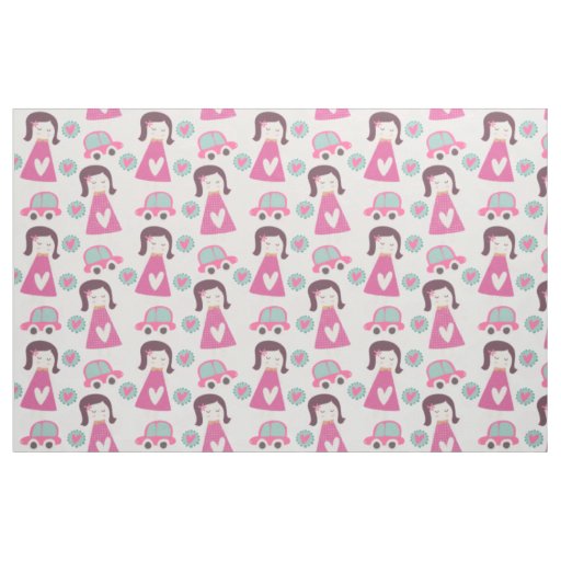Girls Going Places Fabric