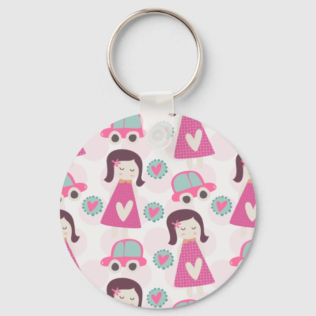 Girls Going Places Keychain (Front)