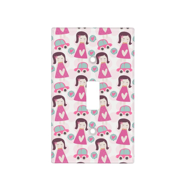 Girls Going Places Light Switch Cover (Front)