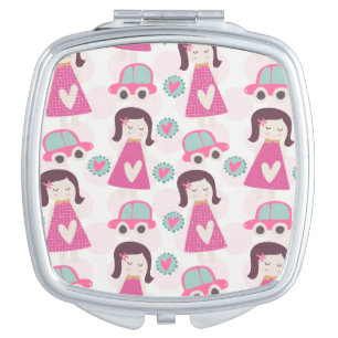 Girls Going Places Makeup Mirror