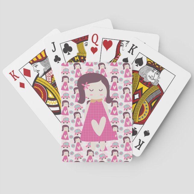 Girls Going Places Poker Cards (Back)