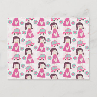 Girls Going Places Postcard