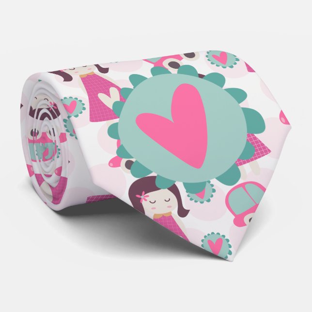 Girls Going Places Tie (Rolled)