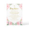 Girls Gold Pink Photo Baptism Invitation