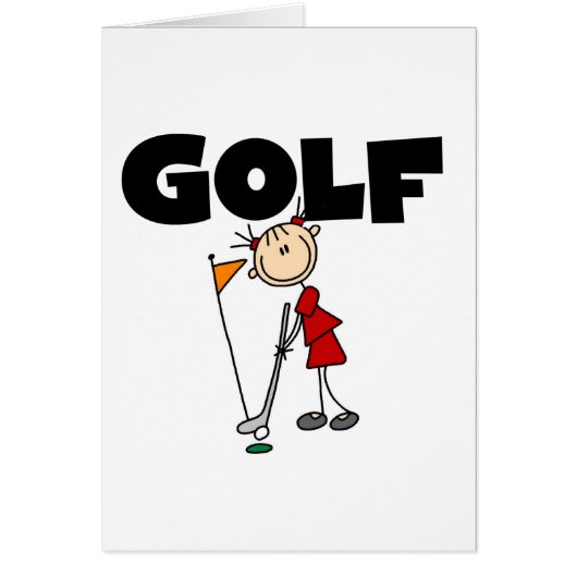 Girls GOLF Cards (Front)