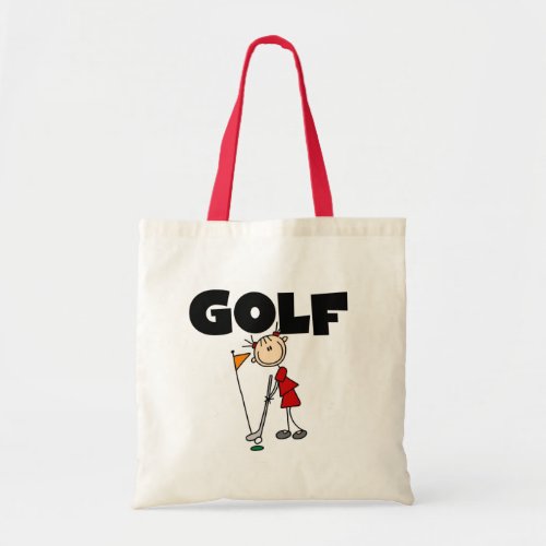Girls GOLF T_shirts and Gifts Tote Bag