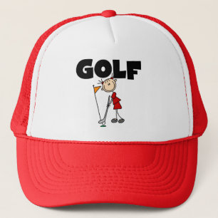 Girls GOLF T-shirts and Gifts Trucker Hat