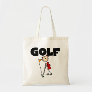 Girls GOLF Tshirts and Gifts Tote Bag