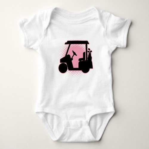 Girls Golfing Future Golfer Baby Bodysuit