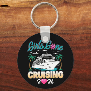 Girls Gone Cruising 2026 Matching Friends Cruise Keychain